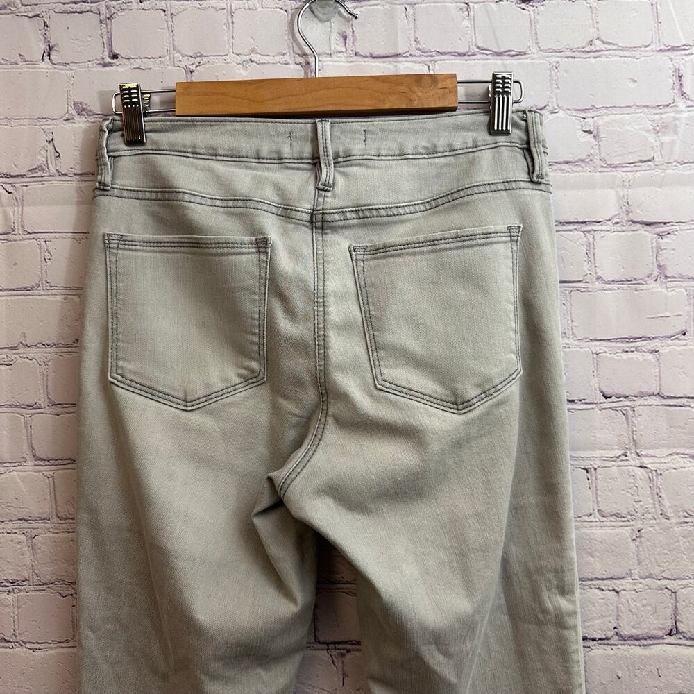 Athleta Sculptek Skinny Jeans Gray Five Pocket Mid Rise Ankle Pants Size 6 - Picture 8 of 11